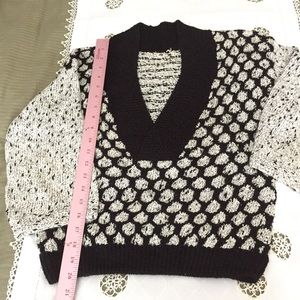 HANDMADE SWEATER IN SILK AND COTTON. ONE OF A KIND.